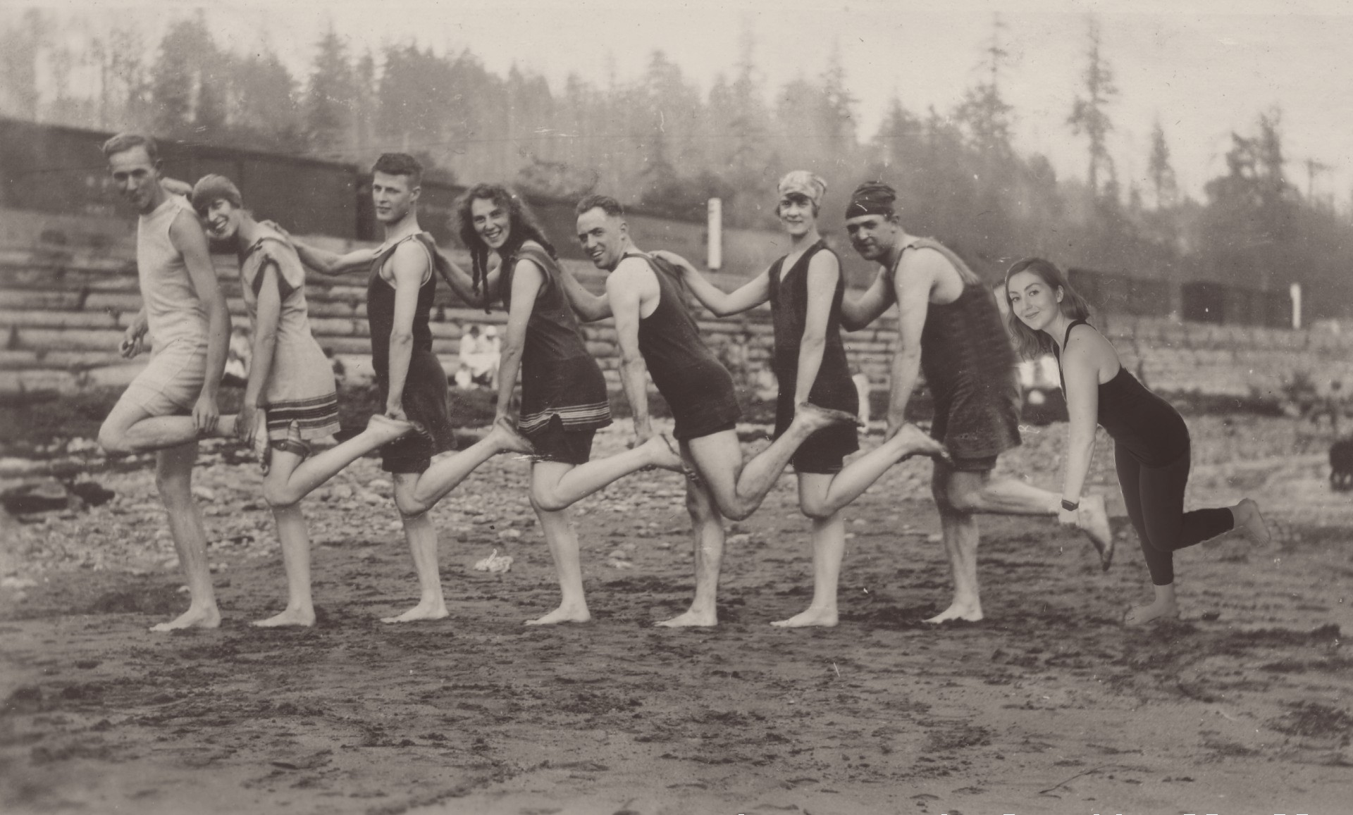 Un reproduction numérique d'une photographie d'archives.