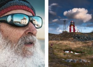 Robert Tilley with Cape Spear Lighthouse